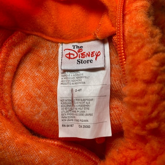 Vintage Disney Store Tigger Winnie The Pooh Halloween Costume Size 2T-4T - Picture 9 of 11